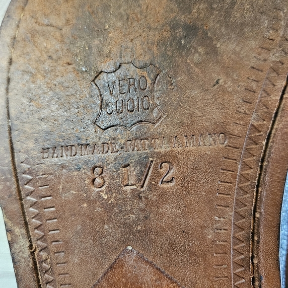 DiStefano Men's Hand Made in Italy Crocodile Tassel Loafers Black Size 8.5 - Picture 7 of 10